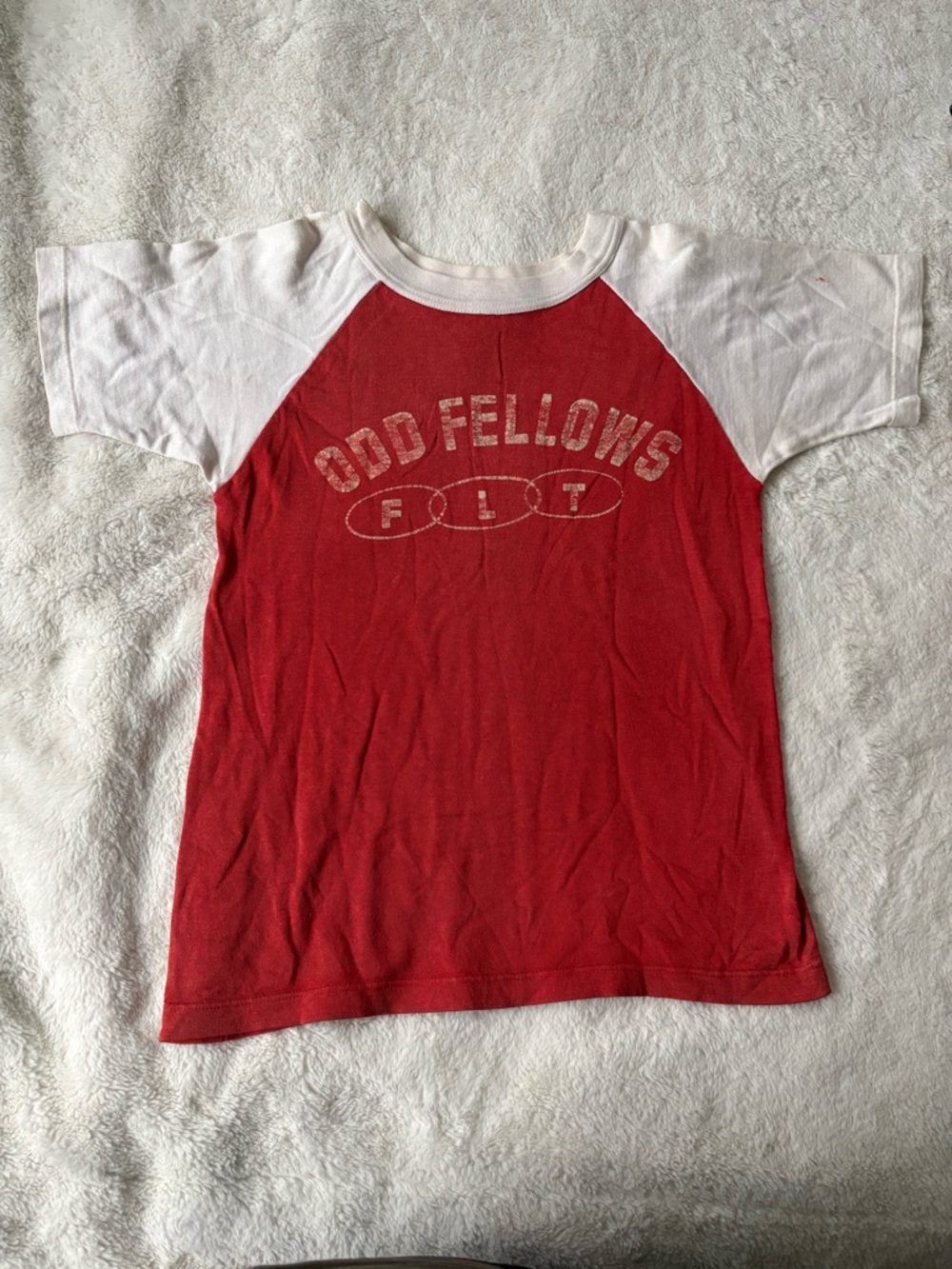 Authentic Vintage 1960s Men’s Odd Fellows Collectable Baseball T-Shirt - Picture 5 of 8